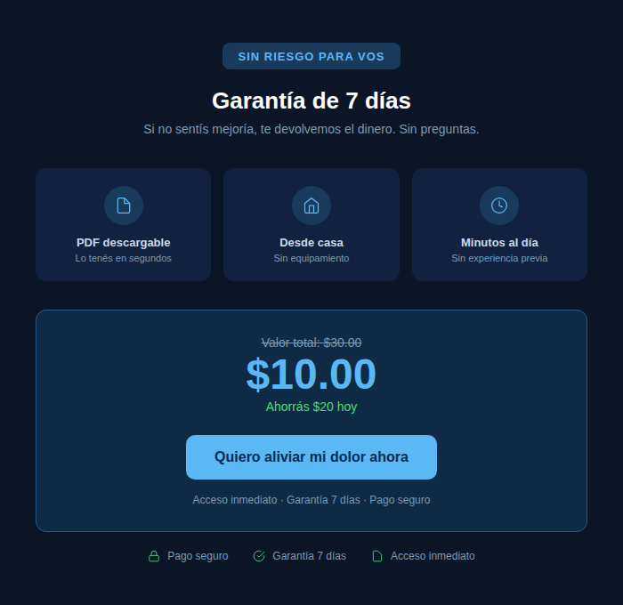 Adiós al dolor Cervical